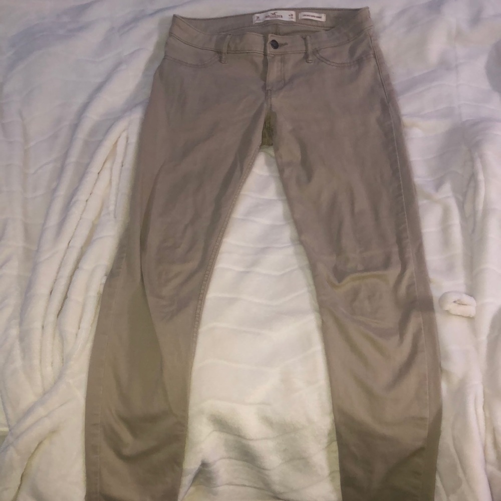 Low rise super skinny cargo pants (women)